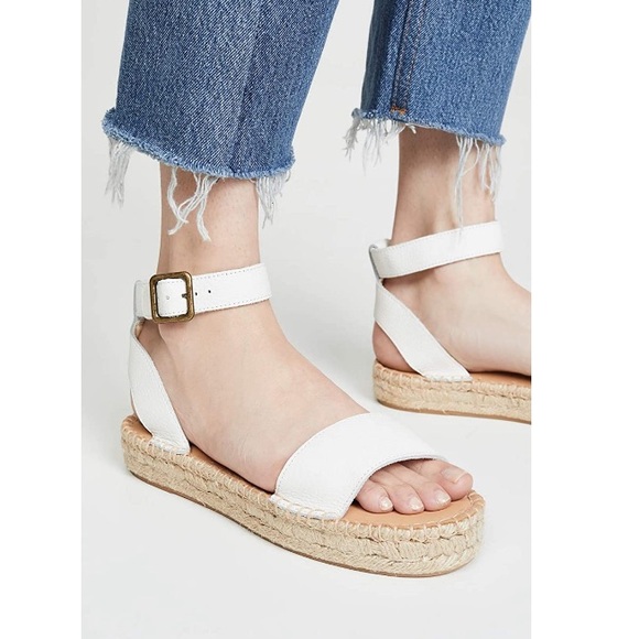 Soludos NWT!☀️ Cadiz Espadrille Sandal in White - Picture 2 of 8